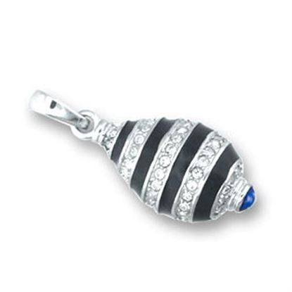 Picture of 41602 - 925 Sterling Silver Pendant High-Polished Women Top Grade Crystal Clear