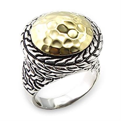 Picture of 6X084 - Brass Ring Reverse Two-Tone Women No Stone No Stone