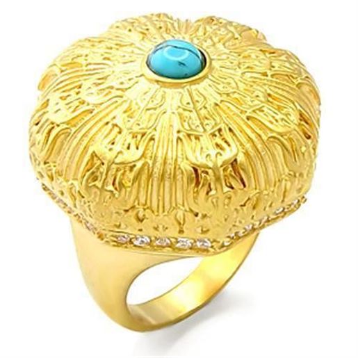 Picture of 70913 - Brass Ring Gold Women Synthetic Sea Blue