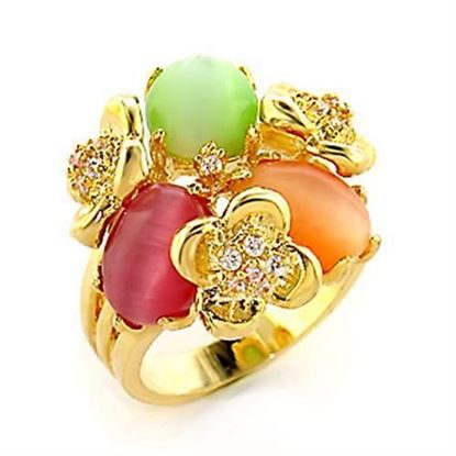 Picture of 80212 - Brass Ring Gold Women Synthetic Multi Color