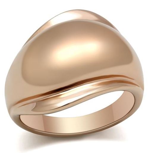 Picture of GL157 - Brass Ring IP Rose Gold(Ion Plating) Women No Stone No Stone