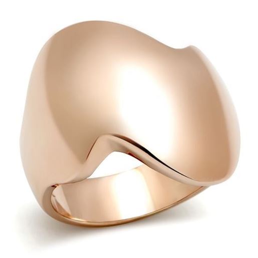 Picture of GL160 - Brass Ring IP Rose Gold(Ion Plating) Women No Stone No Stone