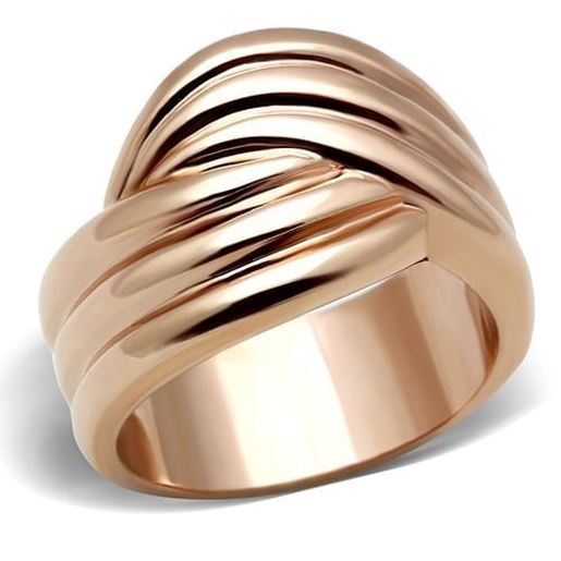 Picture of GL209 - Brass Ring IP Rose Gold(Ion Plating) Women No Stone No Stone