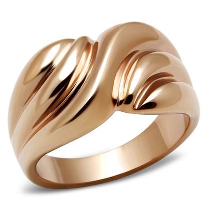 Picture of GL214 - Brass Ring IP Rose Gold(Ion Plating) Women No Stone No Stone