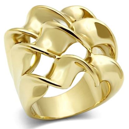 Picture of GL288 - Brass Ring IP Gold(Ion Plating) Women No Stone No Stone