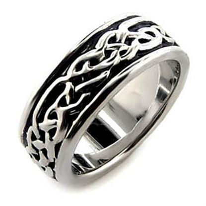 Picture of LO014 - Brass Ring Rhodium Women No Stone No Stone