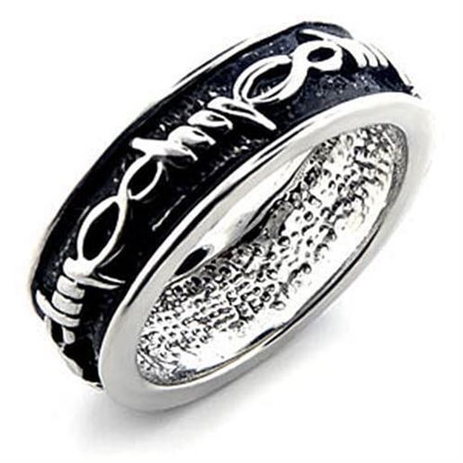 Picture of LO015 - Brass Ring Rhodium Women No Stone No Stone