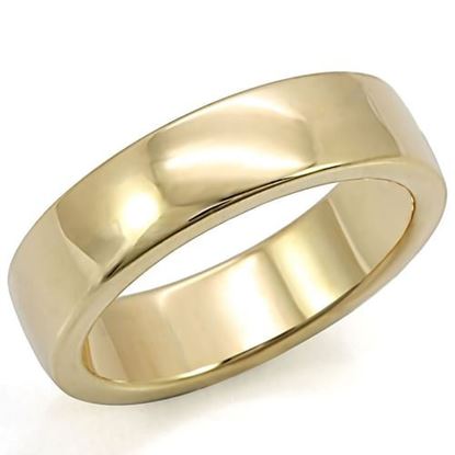 Picture of LO1260 - Brass Ring Gold Women No Stone No Stone