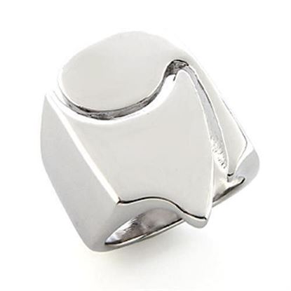 Picture of LO192 - White Metal Ring Rhodium Women No Stone No Stone