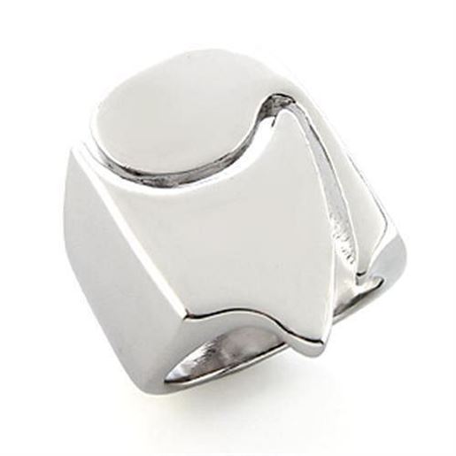 Picture of LO192 - White Metal Ring Rhodium Women No Stone No Stone