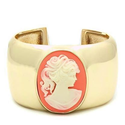 Picture of LO1964 - Brass Bangle Gold Women Synthetic Multi Color