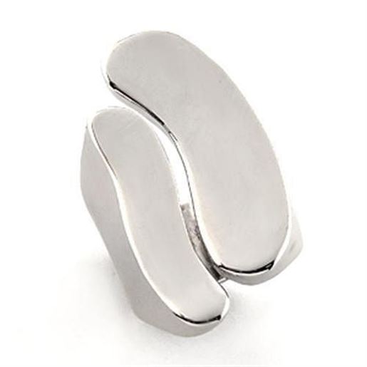 Picture of LO201 - White Metal Ring Rhodium Women No Stone No Stone