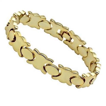 Picture of LO2424 - Brass Bracelet Gold Women No Stone No Stone