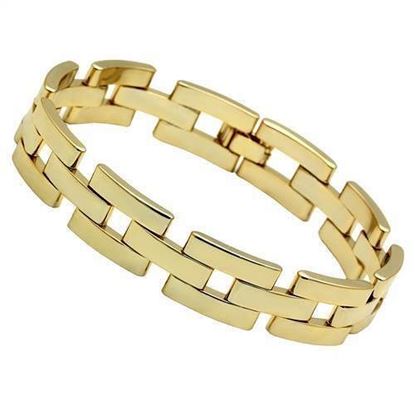 Picture of LO2426 - Brass Bracelet Gold Women No Stone No Stone