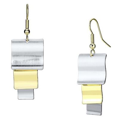 Picture of LO2654 - Iron Earrings Gold+Rhodium Women No Stone No Stone