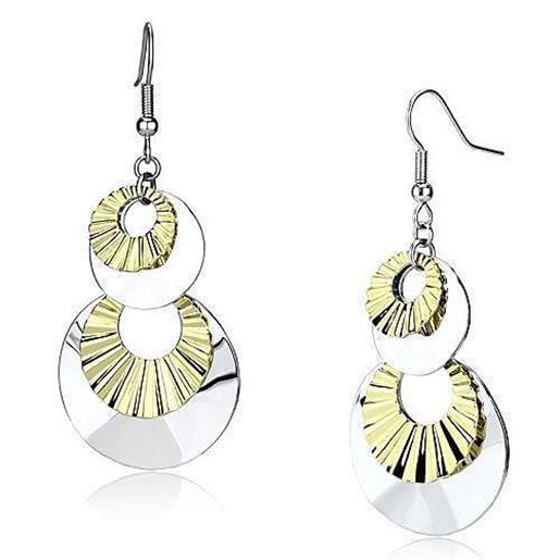 Picture of LO2656 - Iron Earrings Reverse Two-Tone Women No Stone No Stone