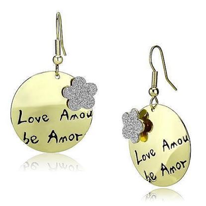 Picture of LO2663 - Iron Earrings Gold Women No Stone No Stone