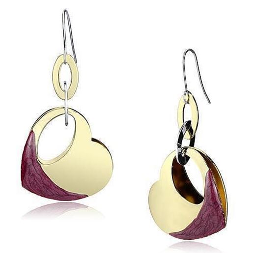 Picture of LO2693 - Iron Earrings Gold Women Epoxy Siam