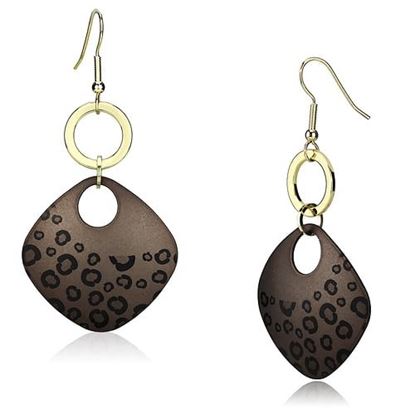 Picture of LO2701 - Iron Earrings Special Color Women Epoxy Jet