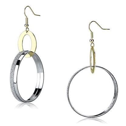 Picture of LO2706 - Iron Earrings Reverse Two-Tone Women No Stone No Stone