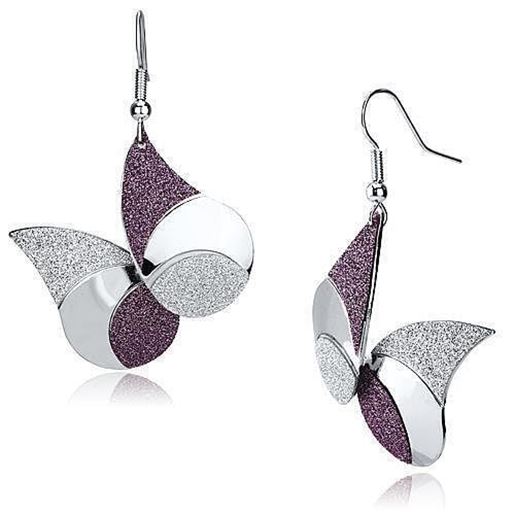 Picture of LO2708 - Iron Earrings Rhodium Women No Stone No Stone