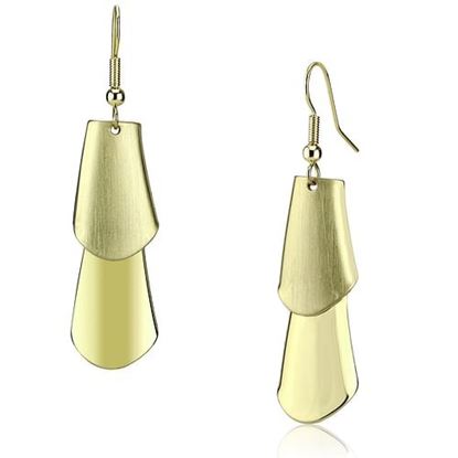 Picture of LO2747 - Iron Earrings Matte Gold & Gold Women No Stone No Stone