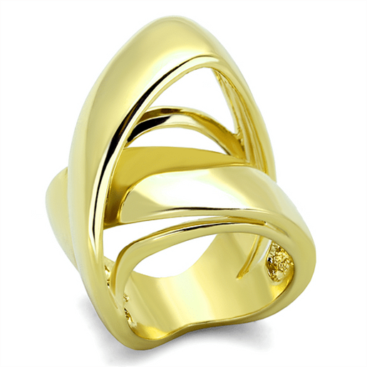 Picture of LO3192 - Brass Ring Gold Women No Stone No Stone