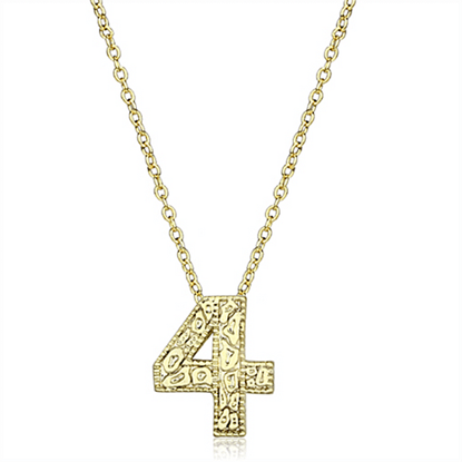 Picture of LO3462 - Brass Chain Pendant Flash Gold Women Top Grade Crystal Clear