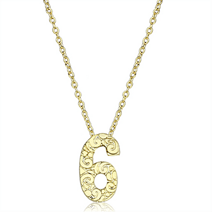 Picture of LO3463 - Brass Chain Pendant Flash Gold Women Top Grade Crystal Clear