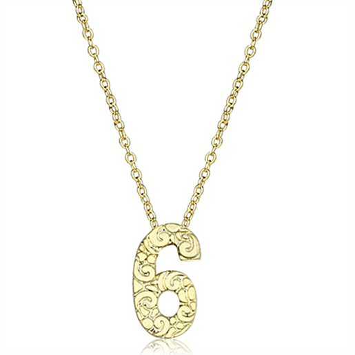 Picture of LO3463 - Brass Chain Pendant Flash Gold Women Top Grade Crystal Clear