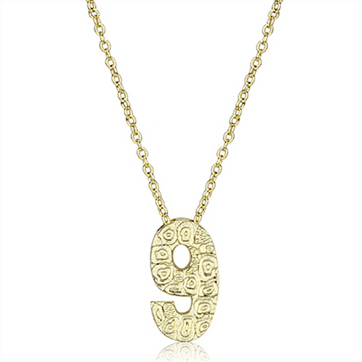 Picture of LO3465 - Brass Chain Pendant Flash Gold Women Top Grade Crystal Clear