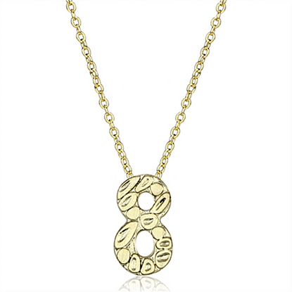 Picture of LO3466 - Brass Chain Pendant Flash Gold Women Top Grade Crystal Clear