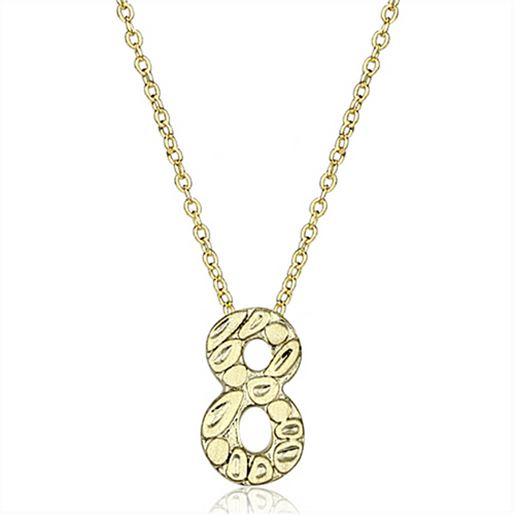 Picture of LO3466 - Brass Chain Pendant Flash Gold Women Top Grade Crystal Clear