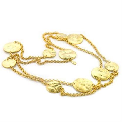 Picture of LO367 - Brass Necklace Gold Women No Stone No Stone