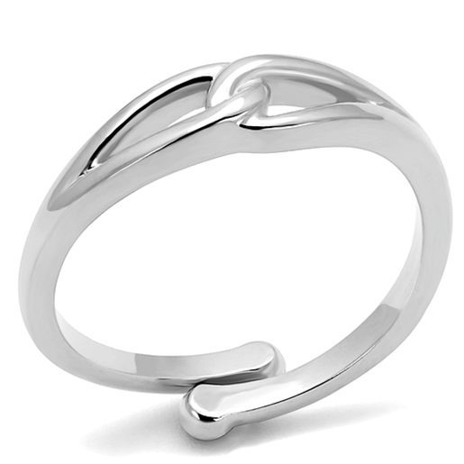 Picture of LO3992 - Brass Ring Rhodium Women No Stone No Stone