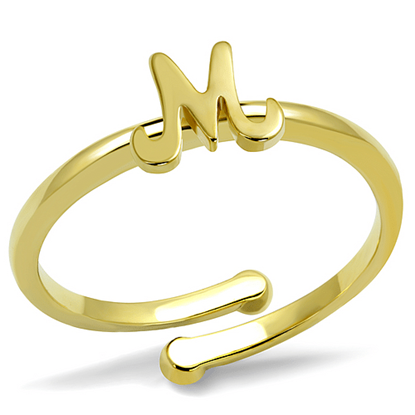 Picture of LO3994 - Brass Ring Flash Gold Women No Stone No Stone