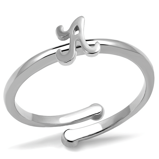 Picture of LO4005 - Brass Ring Rhodium Women No Stone No Stone