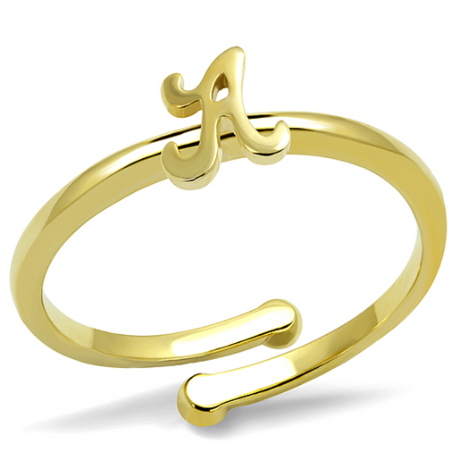 Picture of LO4006 - Brass Ring Flash Gold Women No Stone No Stone