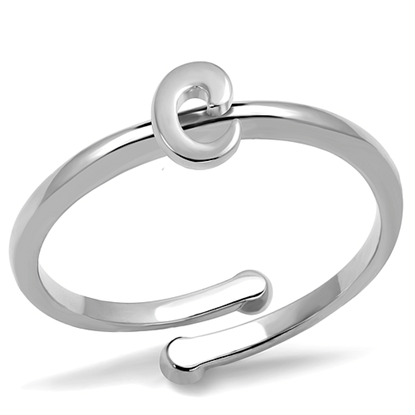 Picture of LO4007 - Brass Ring Rhodium Women No Stone No Stone