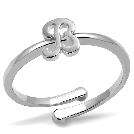 Picture of LO4025 - Brass Ring Rhodium Women No Stone No Stone