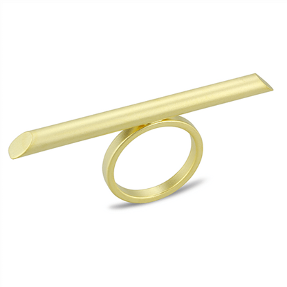 Picture of LO4261 - Brass Ring Matte Gold Women No Stone No Stone