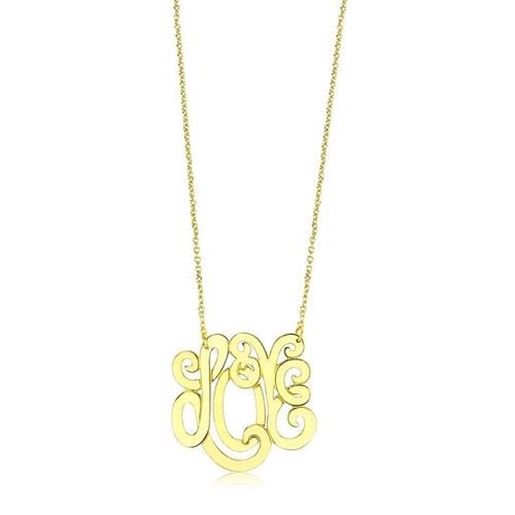 Picture of LO4690 - Brass Necklace Rhodium Women No Stone No Stone