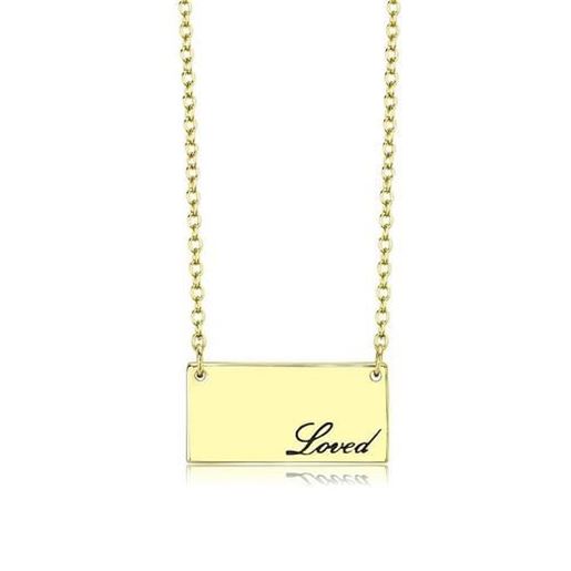 Picture of LO4699 - Brass Necklace Flash Gold Women Top Grade Crystal Clear