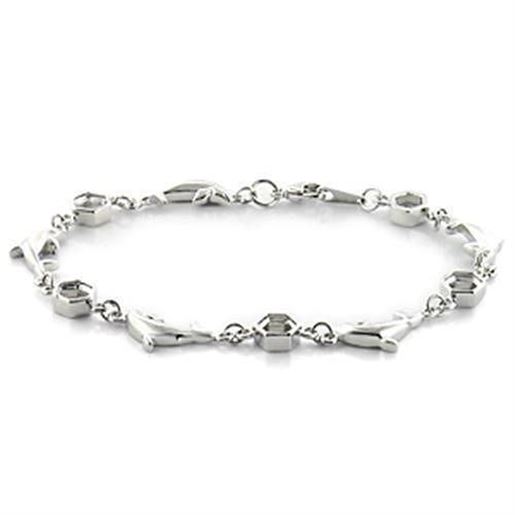 Picture of LO731 - Brass Bracelet Imitation Rhodium Women No Stone No Stone