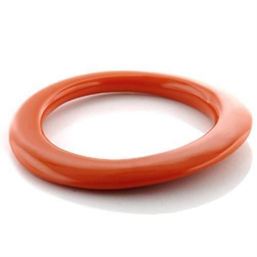 Picture of LO750 - Plastic Bangle N/A Women Synthetic Orange