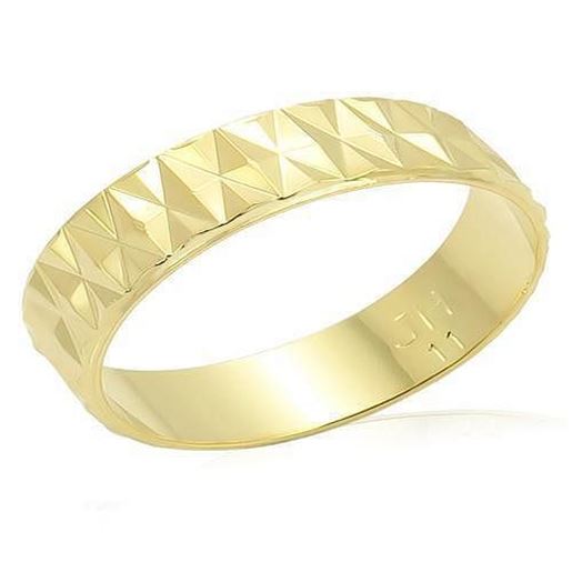 Picture of LO981 - Brass Ring Gold Unisex No Stone No Stone