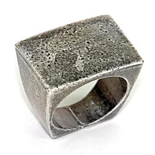 Picture of LOA057 - Brass Ring Ruthenium Women No Stone No Stone