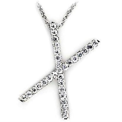 Picture of LOA267 - 925 Sterling Silver Pendant High-Polished Women AAA Grade CZ Clear