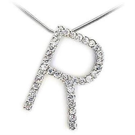 Picture of LOA269 - 925 Sterling Silver Pendant High-Polished Women AAA Grade CZ Clear