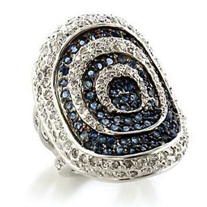 Picture of LOA575 - Brass Ring Rhodium + Ruthenium Women Synthetic Montana